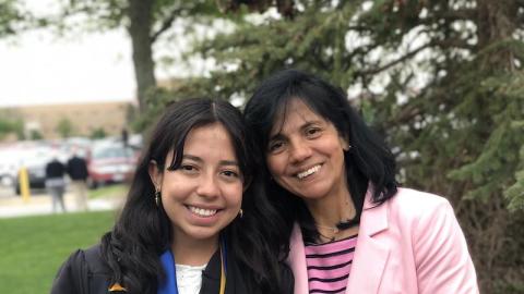 Camila Leon and her abuela