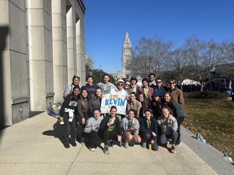 Marathon group photo