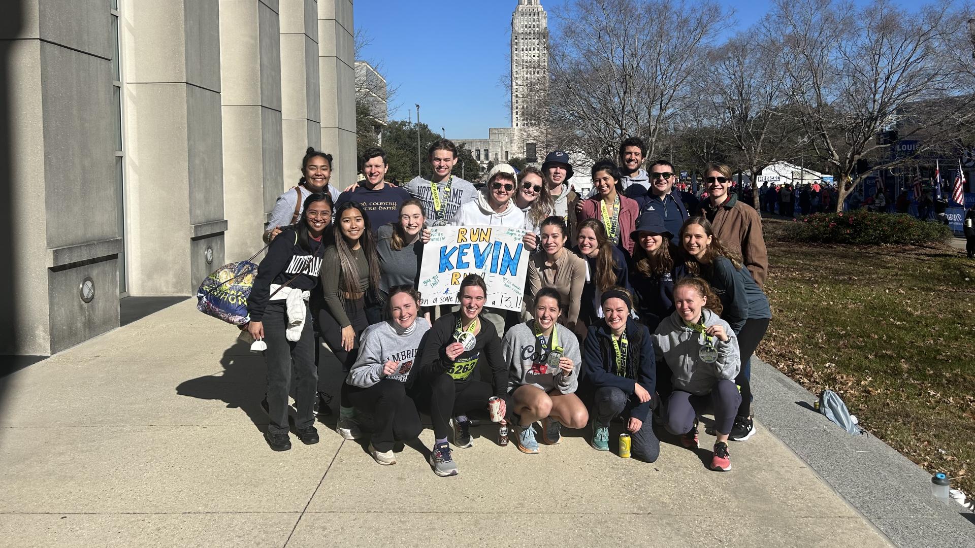 Marathon group photo